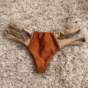 LOCALLY HANDMADE TAN BIKINI BOTTOMS